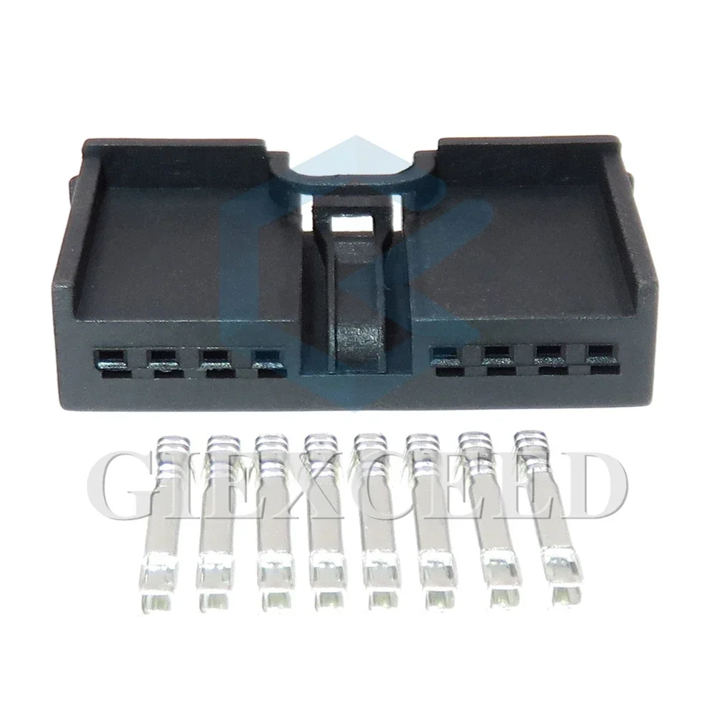 

2 Sets 8 Pin 2.2 Series Unsealed Plug Auto Accessories Electrical Wire Connector AC Assembly Car Wiring Terminal Socket