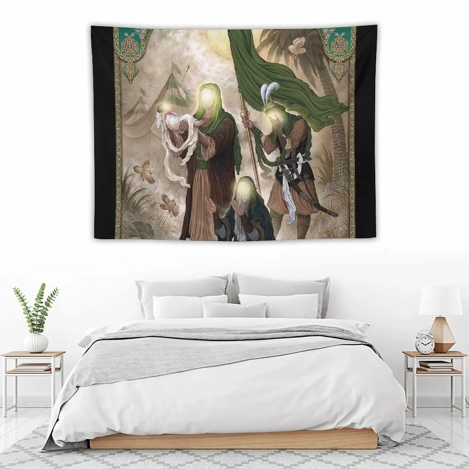 Karbala A Message of Humanity Tapestry Aesthetic Room Decoration Home Decor Aesthetic Decorative Wall Mural Tapestry