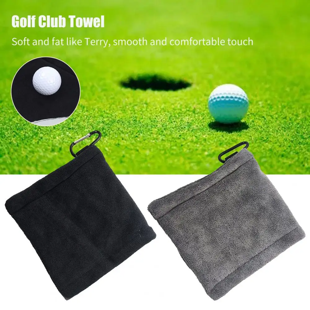 Anti-pilling Golf Club Towel Fadeless Microfiber Cleaning Kit Unique Golf Towel for Hotels