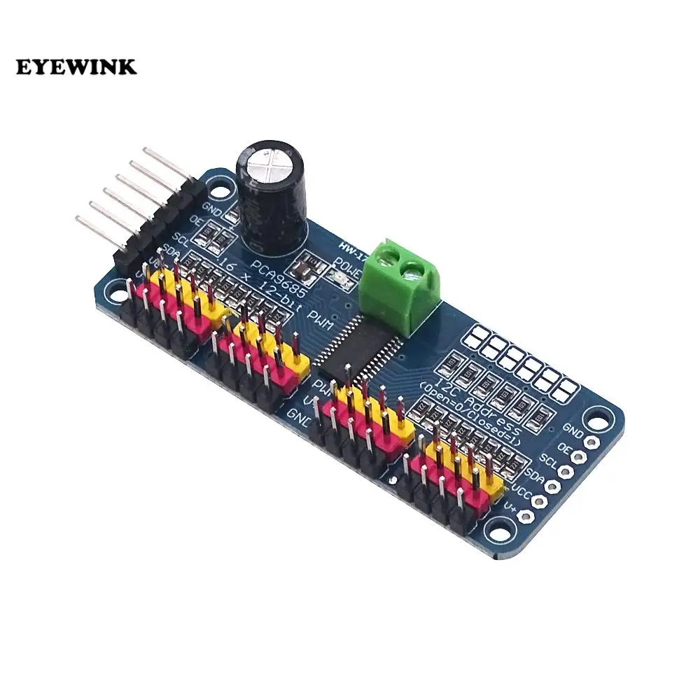 1PCS PCA9685 16 Channel 12-bit PWM Servo motor Driver I2C Module Robot