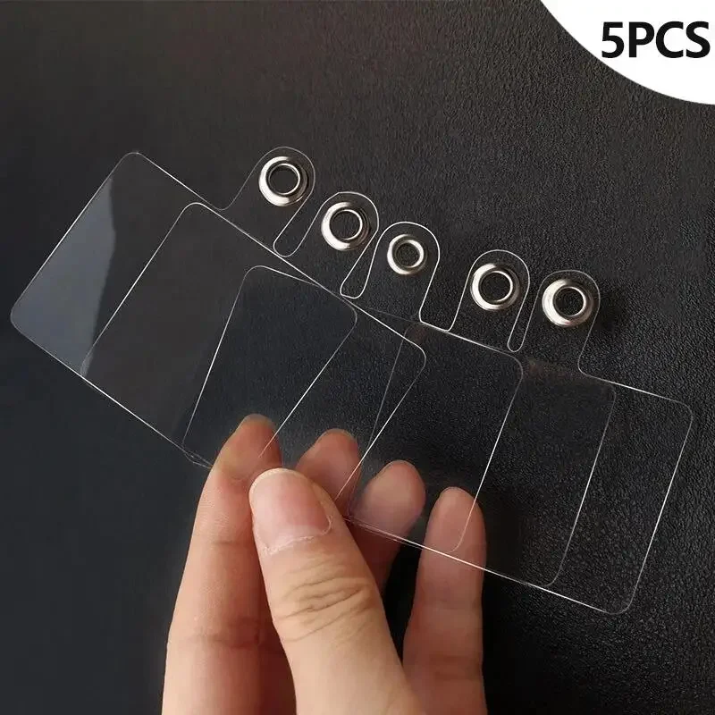 Durable Transparent Detachable Lanyard for Universal Mobile Phones - Anti-Lost Card Gasket Included Replacement Hanging Strap