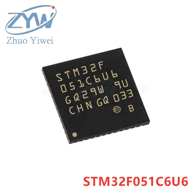 

STM32F051C6U6 UFQFPN-48 STM32F STM32F051 STM32F051C6U 48MHz 32KB ARM Cortex-M0 chip 32-bit microcontroller MCU New original