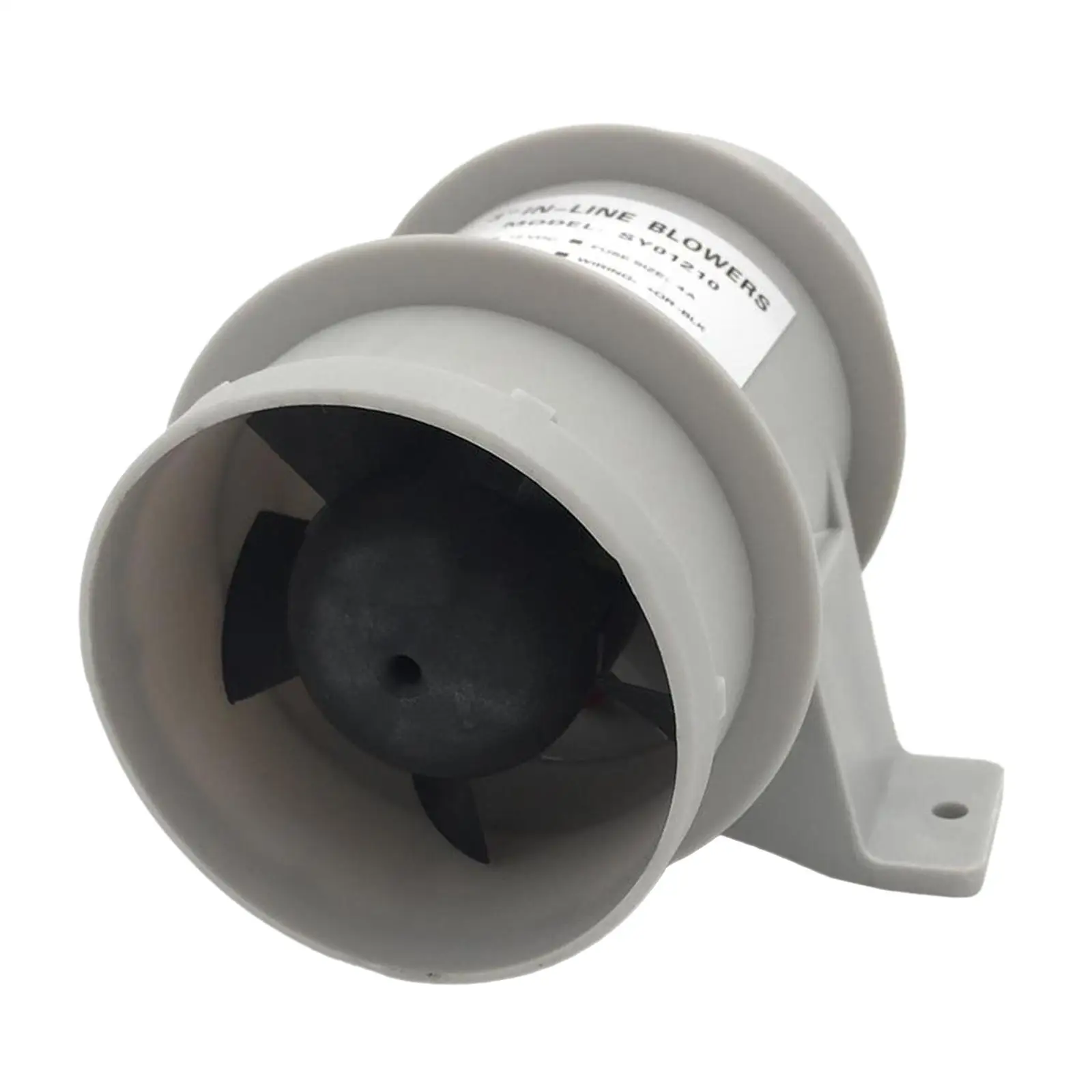 

Marine 12V 4A Quiet Blower Water Resistant High Air 4 Inch Diameter , White, 3 inch