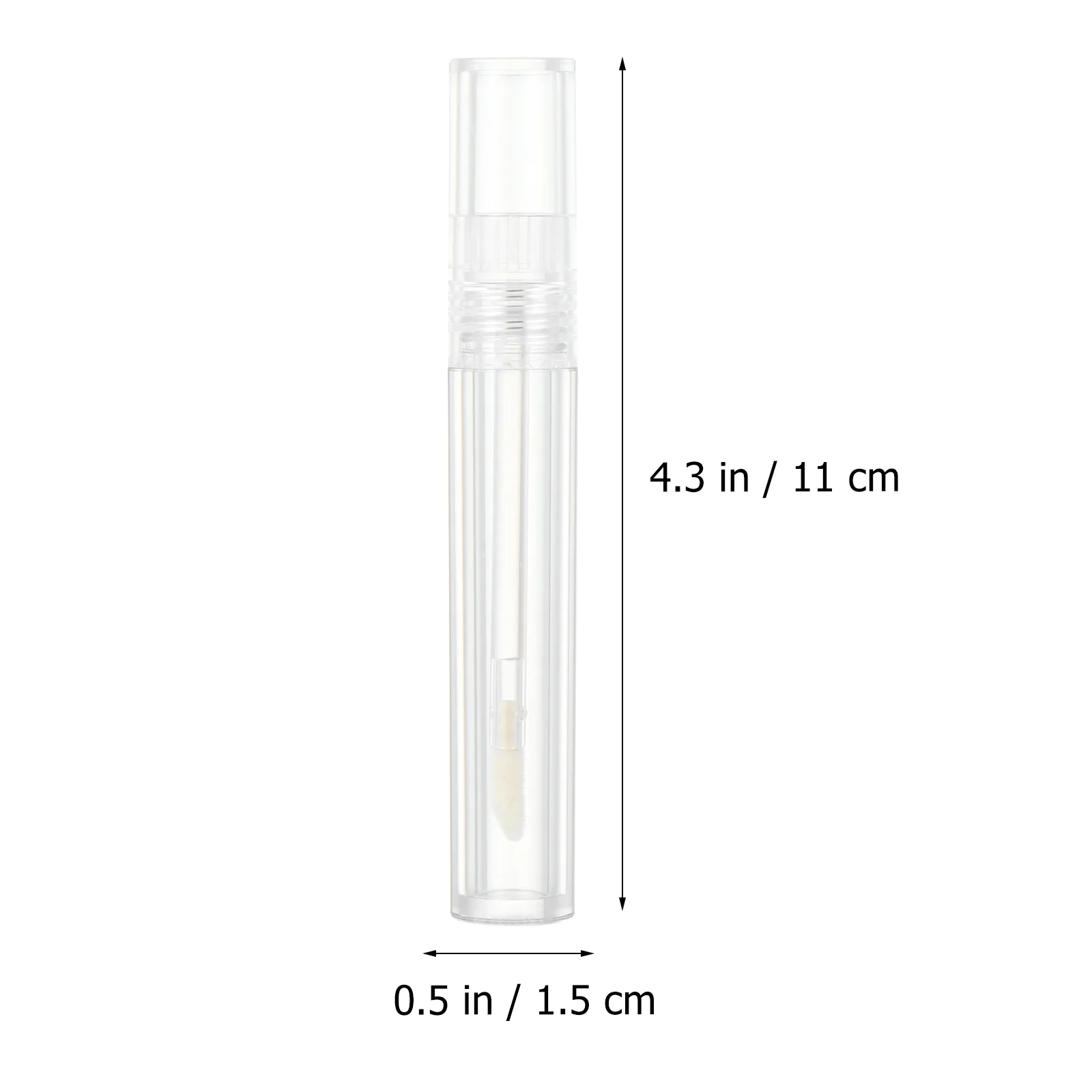 

10Pcs Lip Gloss Tubes 5ml Clear Empty Refillable Lip Gloss Containers Durable Makeup Use Refillable Bottles Mini Glass Bottles
