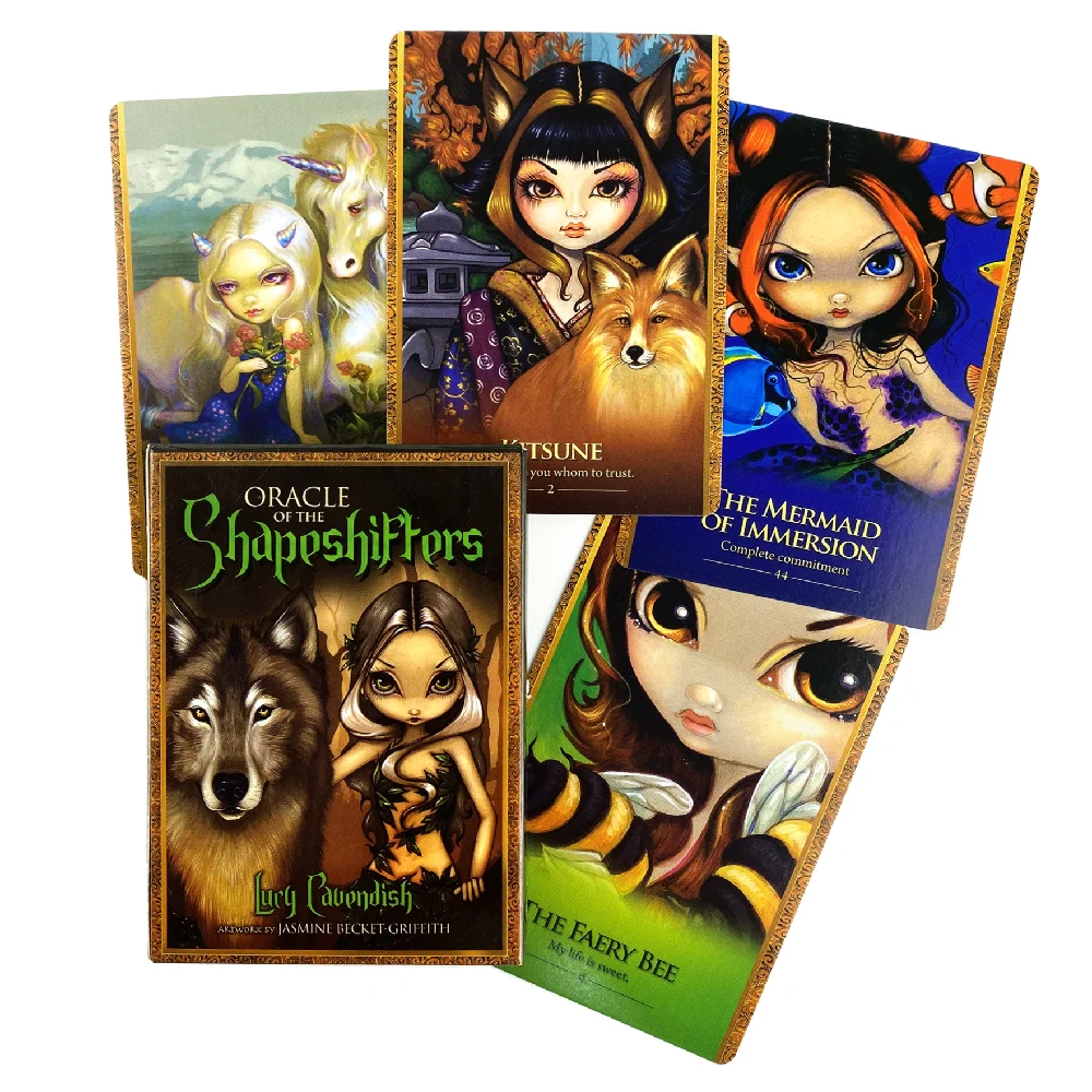 Alice The Wonderland Oracle Cards Full English Deck Tarot Divination Fate Family Party Game