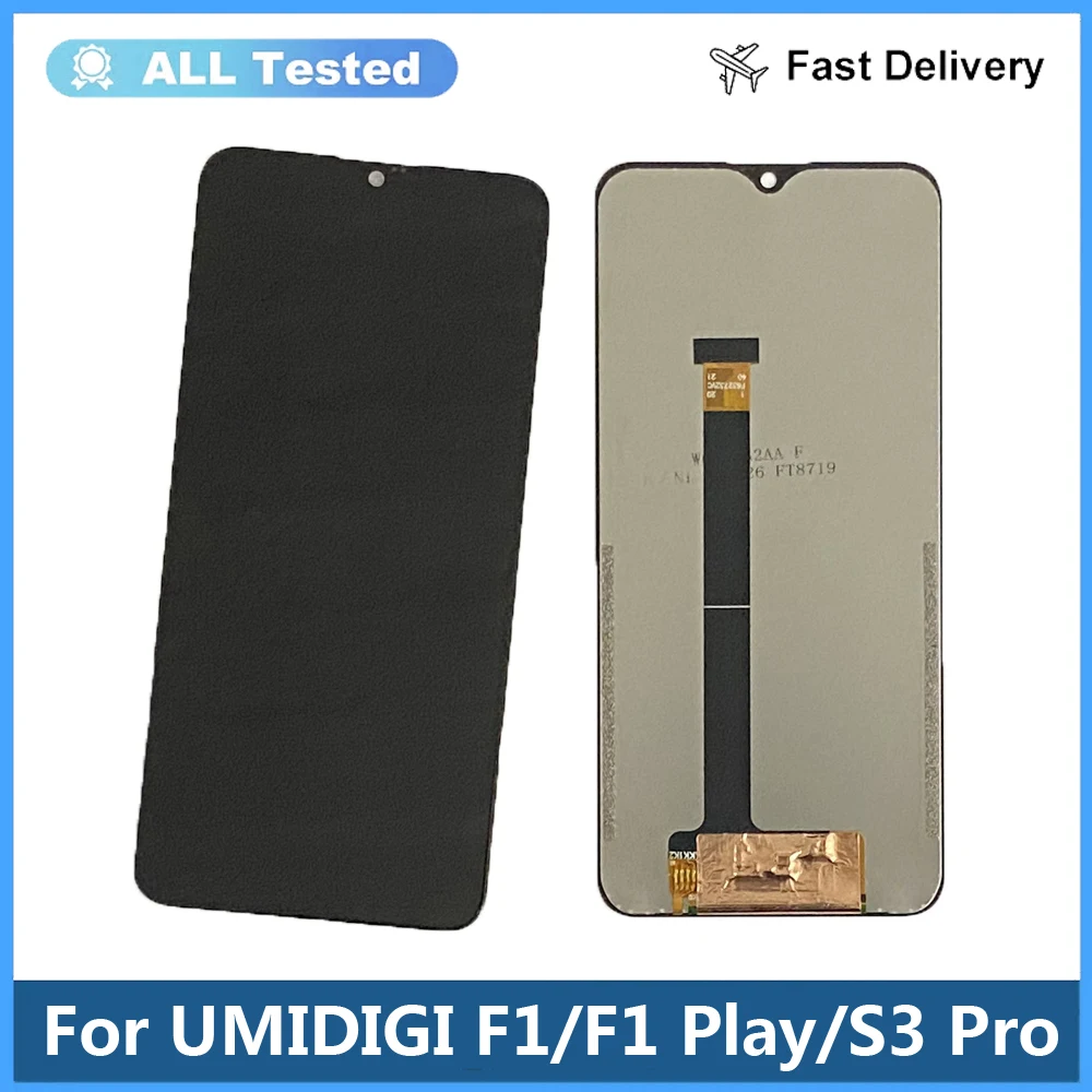 

100% Tested For UMIDIGI F1 LCD Display Touch Screen 6.3 inch LCD Digitizer Display For UMIDIGI F1 Play S3 Pro lcd DIsplay Screen