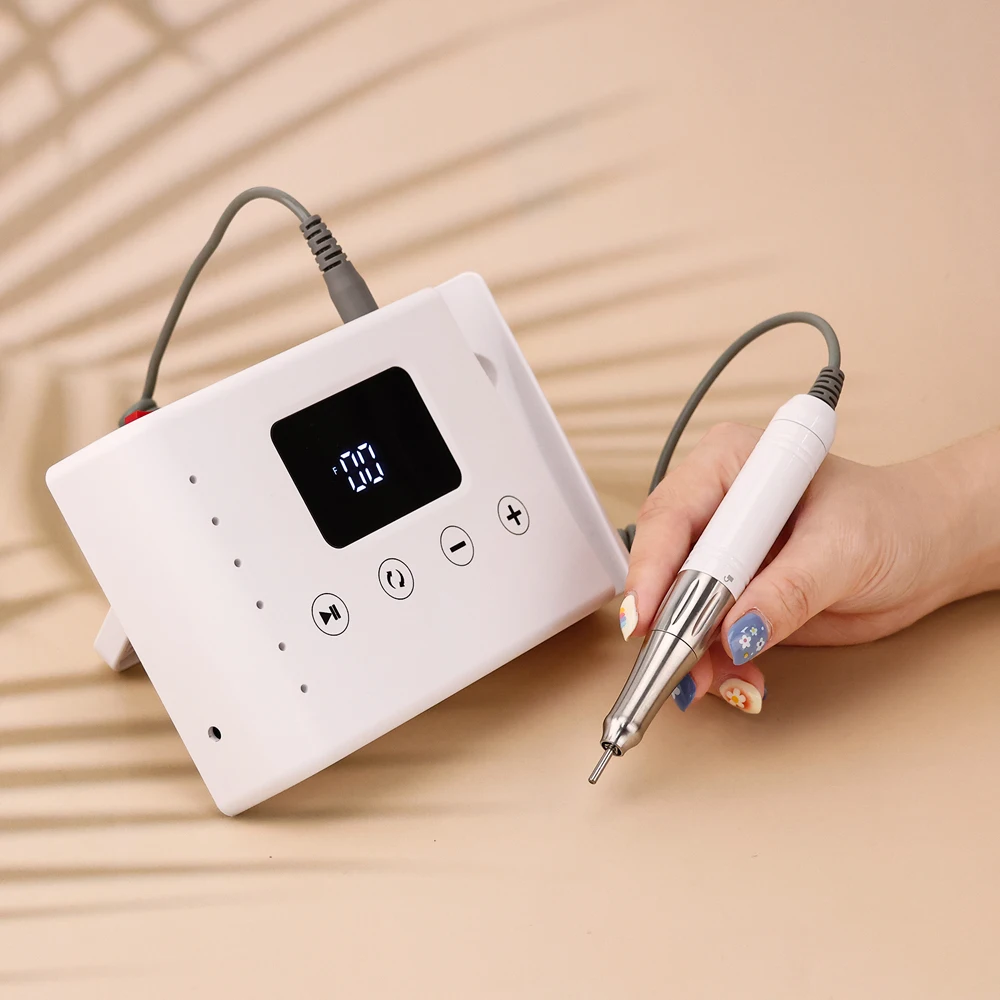 Perceuse à ongles de bureau sans fil, forets portables rechargeables, 35000 tr/min, perçage puissant, polisseuse 35K