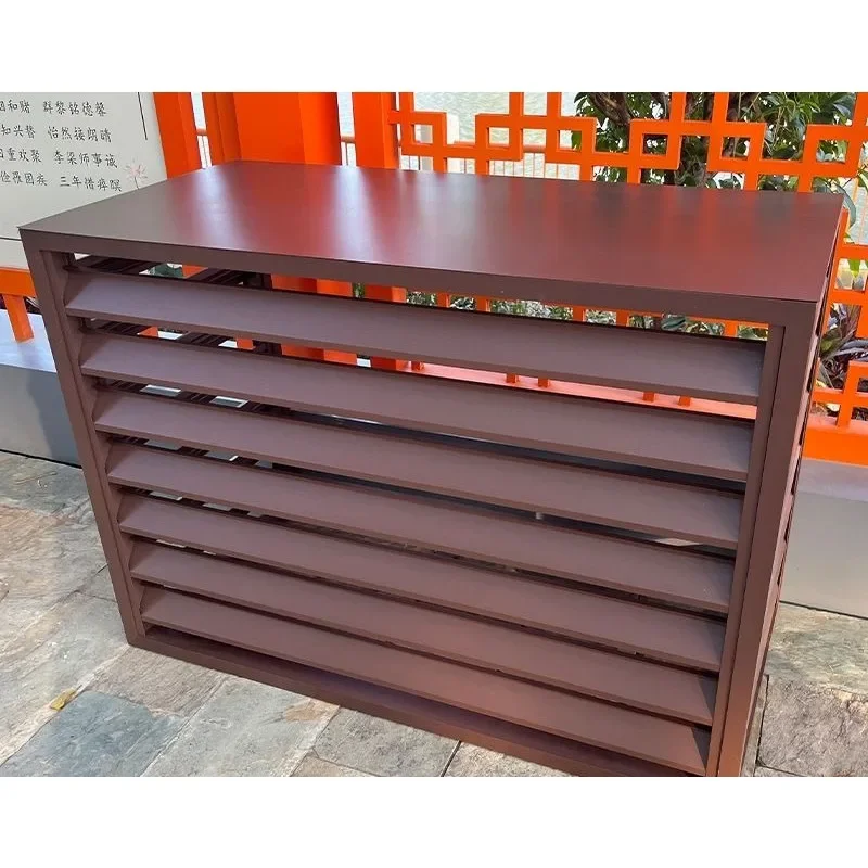 Aluminum alloy external machine protective cover, shutters, ventilation louver grille
