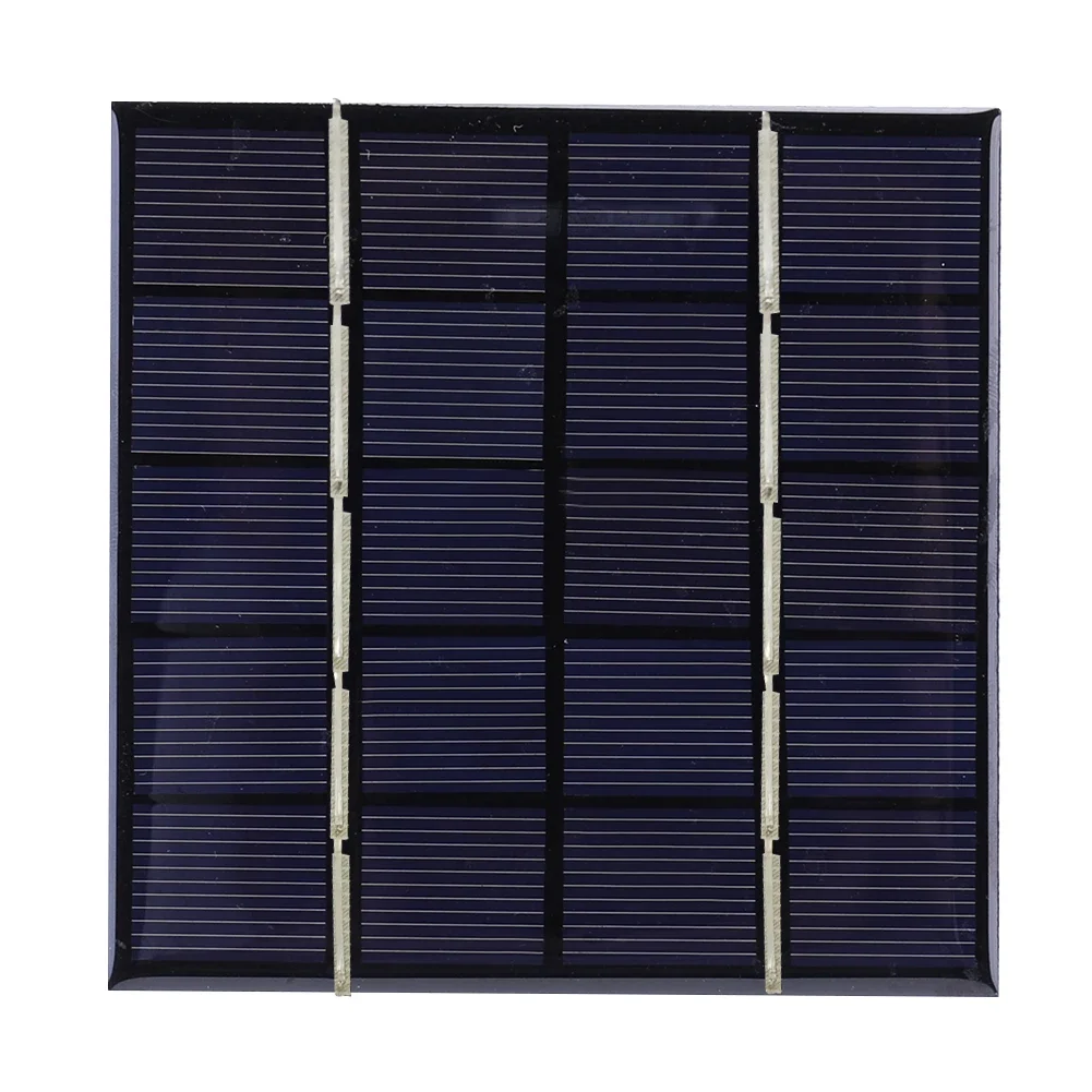 3W 5V Portable Solar Panel Charger Photovoltaic Cells for Solar Light for 3.7V Battery 3-5V Battery/Phone Charger