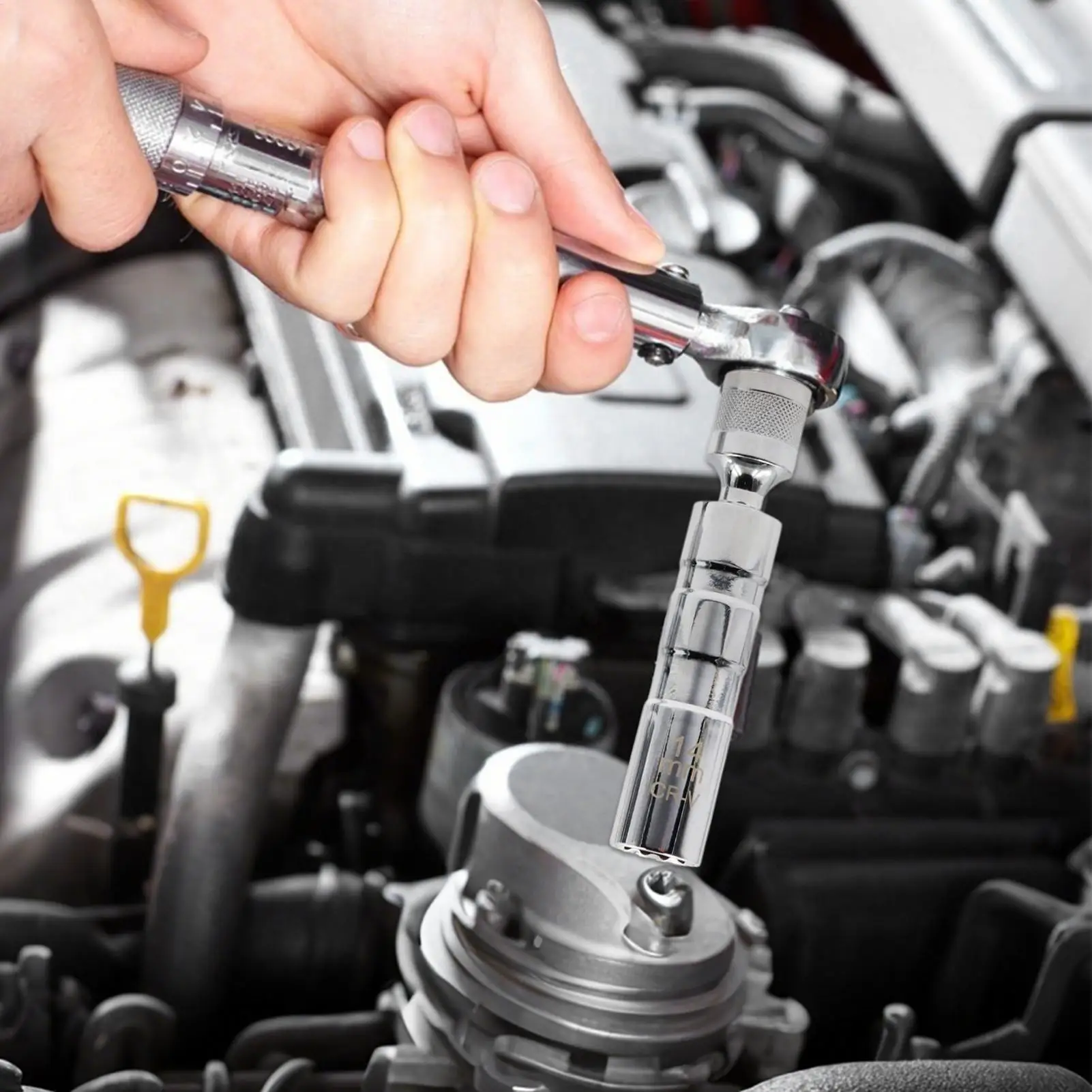 

Sparks Plug Removal Tool 14mm/16mm Magnetic Universal Auto Accessories Socket Removal Tool For Shop Car ATV Tractor Mower Truck