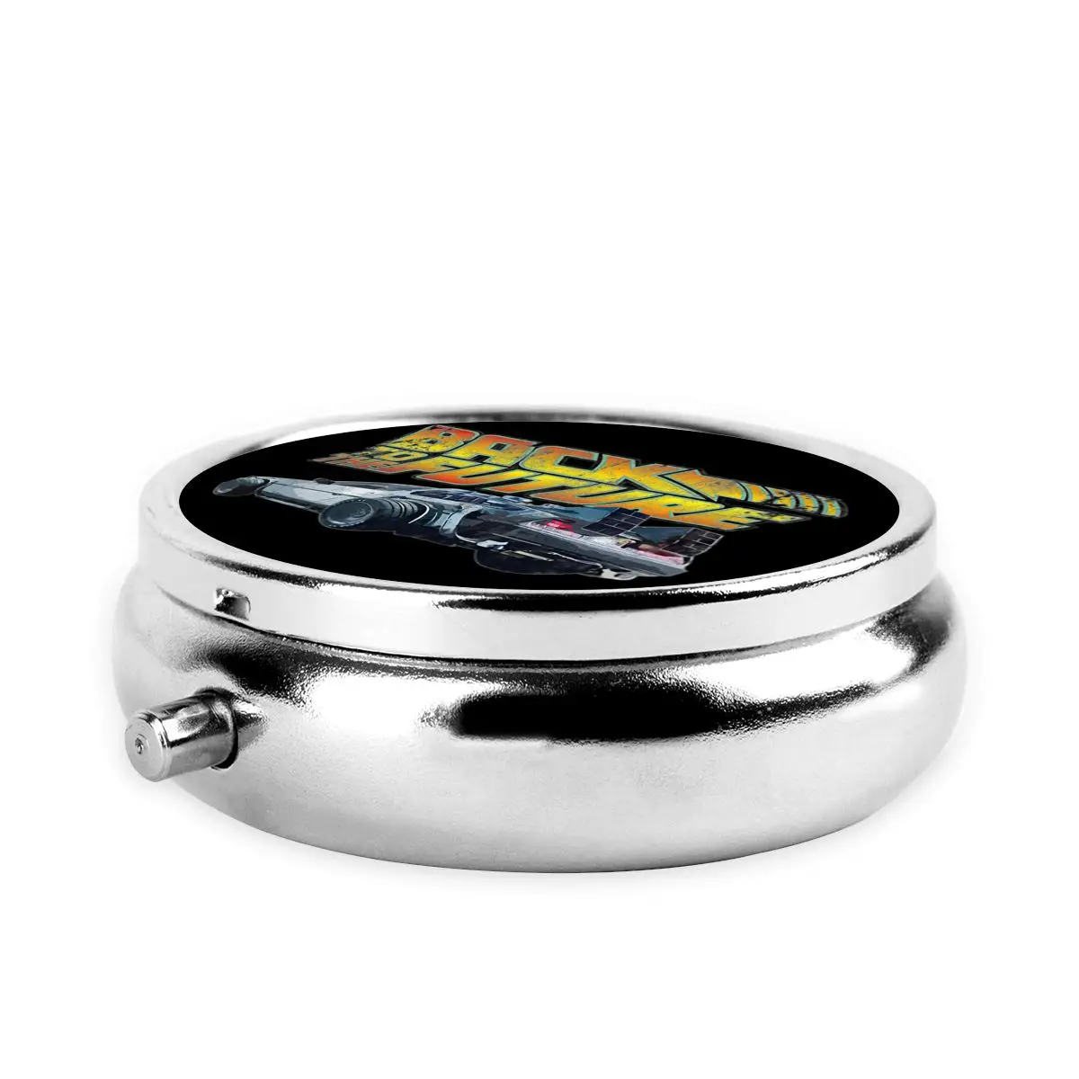 العودة إلى المستقبل صناديق حبوب منع الحمل 3-مقصورة حبوب منع الحمل الخيال العلمي فيلم كوميدي المحمولة الطب المنظم حاوية علب التخزين #5