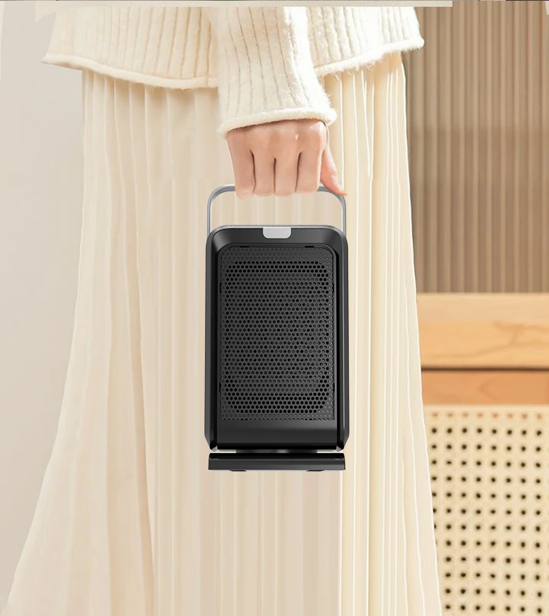 Raumheizung mit Fernbedienung, 1000W schnell erhitzende elektrische Keramik, Überhitzung und Kipp schutz, 90 ° oszillierende Heizung