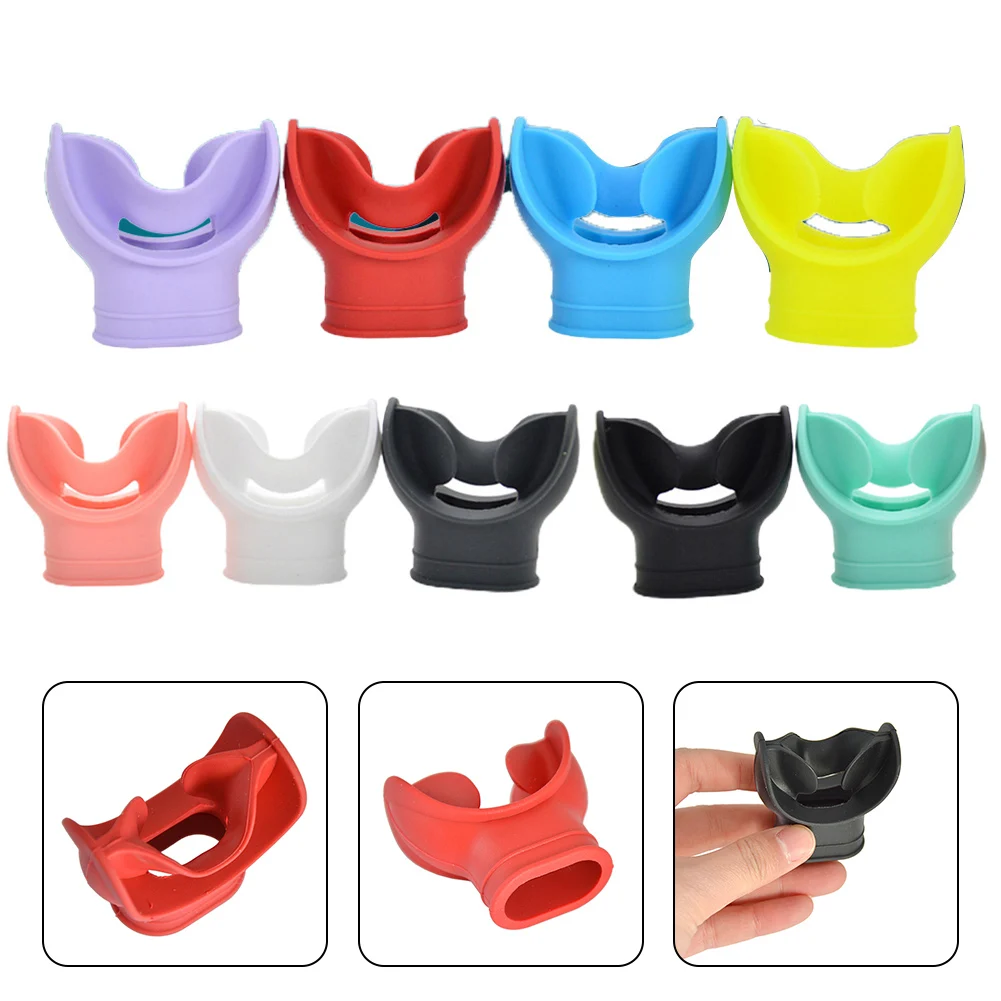 Scuba Diving Snorkel Regulator Mouthpiece Cover Octopus Holder Retainer Mouth Piece Replacement Diving Equipment