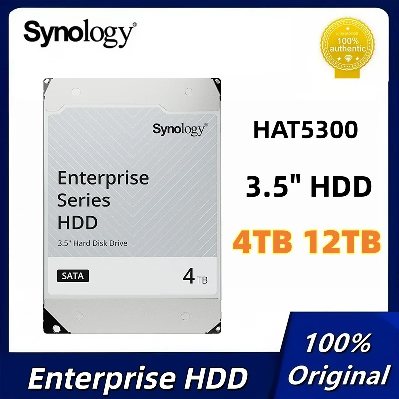 Synology HAT5300 12TB 4TB Hard Drive 3.5
