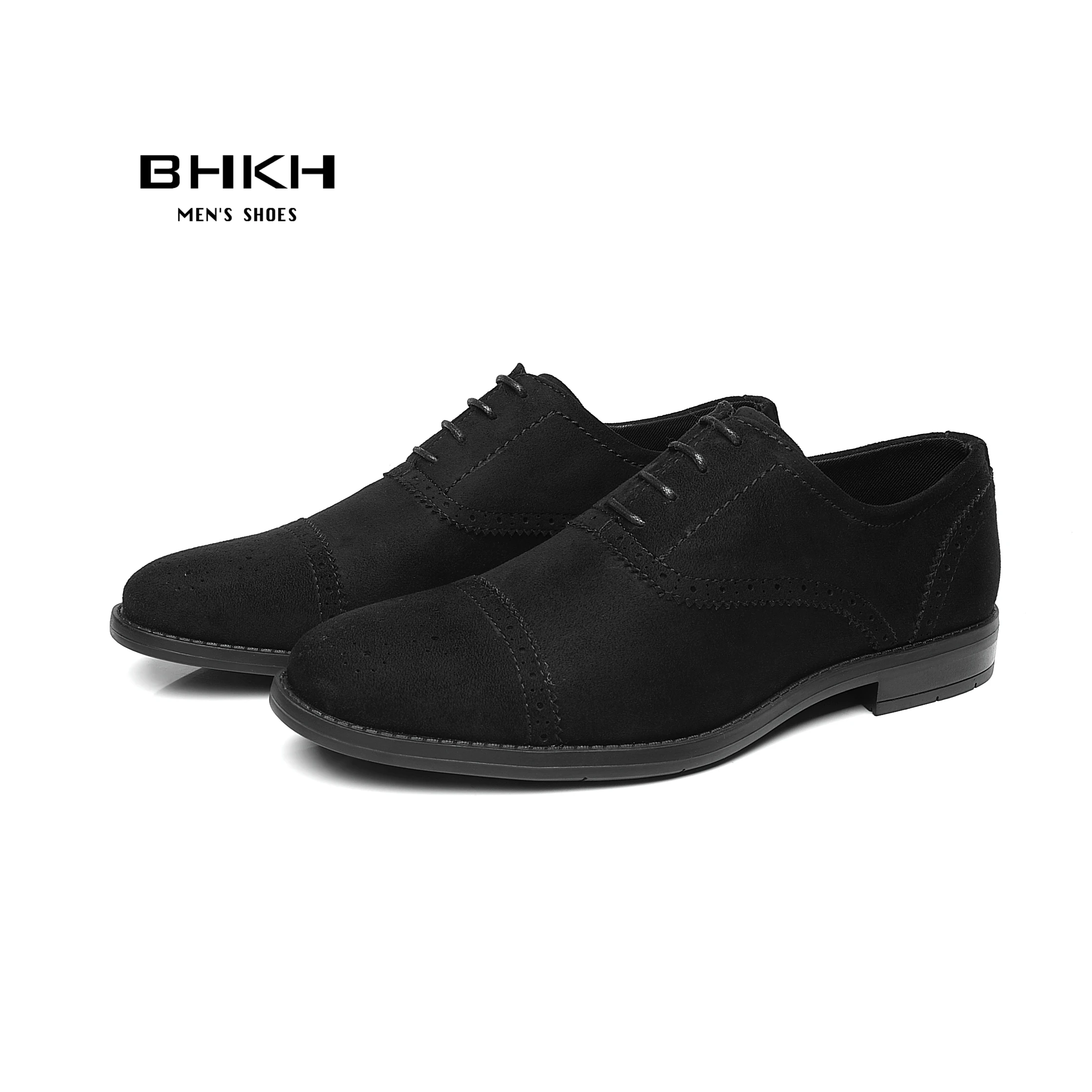 BHKH Men Dress Shoes 2024 New Fashion Formal Shoes Man Wedding Party Office Footwear Comfy Classic Design High Quality Men Shoes