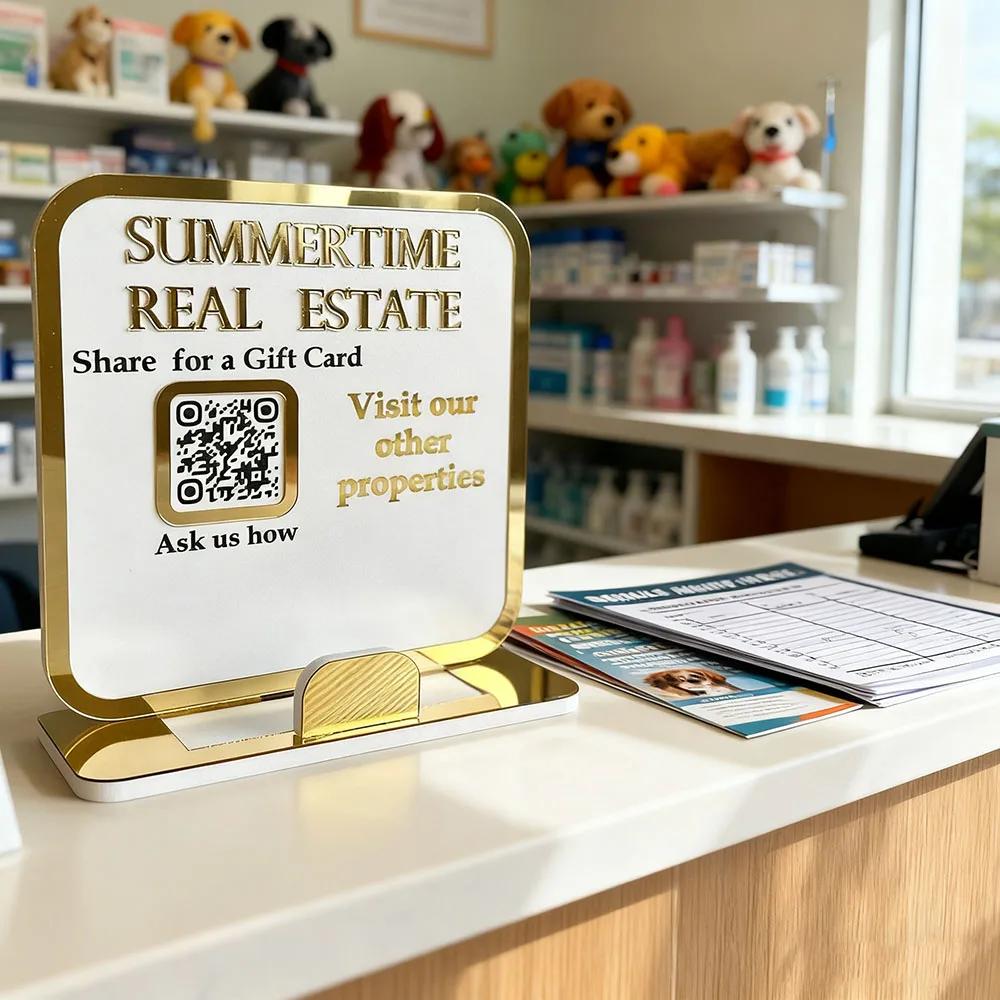 لوحة شعار الدفع لرمز الاستجابة السريعة من الأكريليك القابل للتخصيص للوسائط الاجتماعية للأعمال من Google 1-3 رموز QR الأفضل لأحداث واجهات المتجر #5