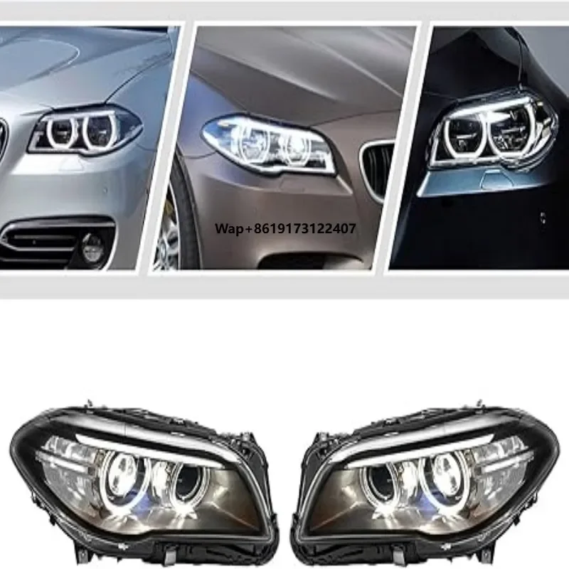 

Car Accessories for 5 Series F18 Full LED Headlights 2011-2017 Daytime Running Front Lights Plug for f10 led headlight