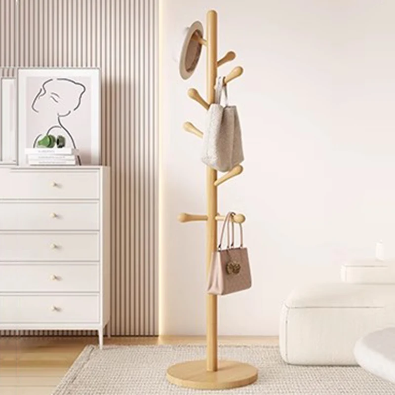 رفوف معطف عرض الأرضية، ملابس غرفة النوم الحديثة، تخزين خشبي، رفوف المعاطف الدائمة، أثاث جناح صالة Arara De Roupa #4