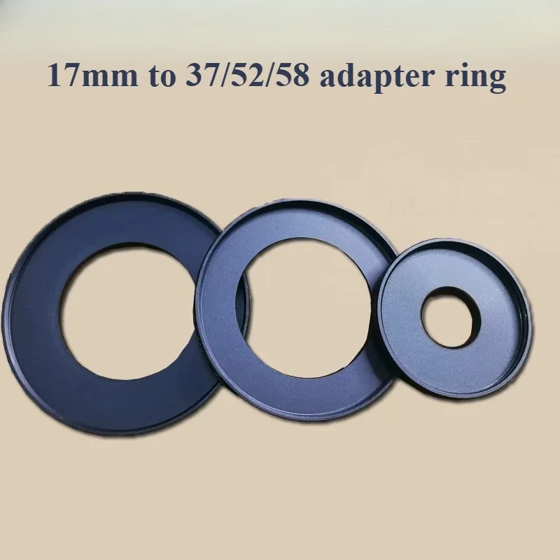 Mobile Phone Lens Filter Adapter Ring Wide-angle Macro Telephoto Camera Dedicated 17-37mm To 52mm 58mm Adapter