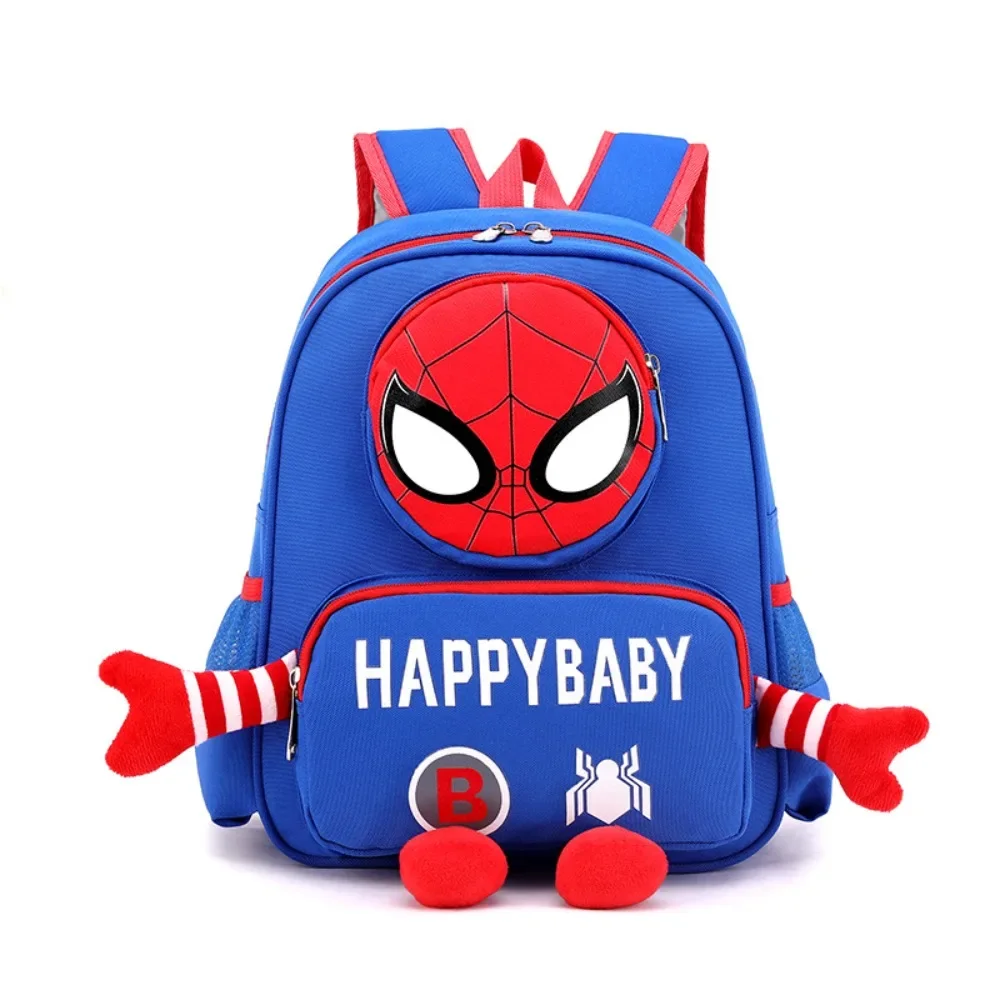 New Spider-Man Kids Backpack Cute Cartoon Ultra Lightweight Breathable Wear Resistant High-capacity School Bag Birthday Gifts