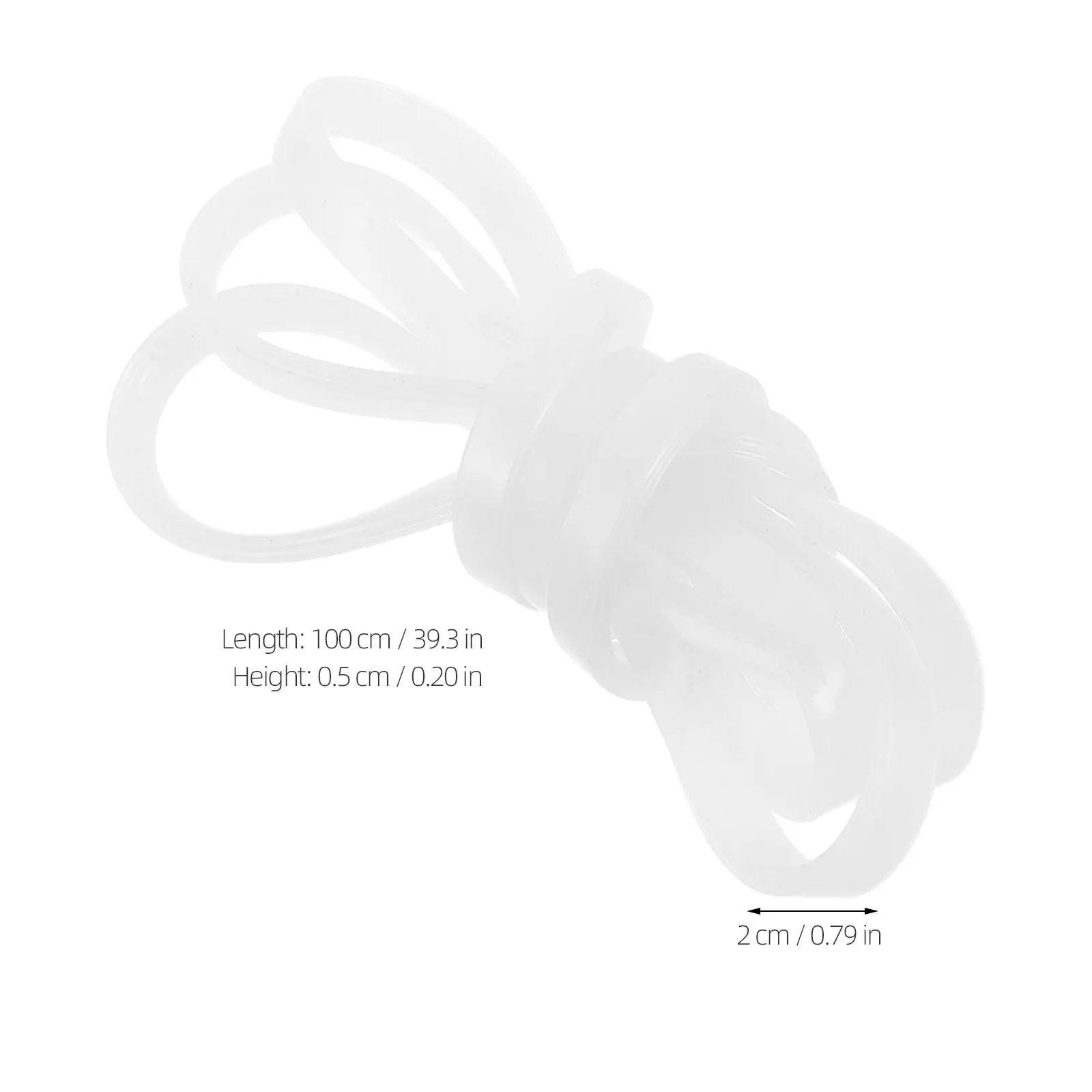 3.28ft Soft Gel LED Strip Cover Bendable Flexible LED Lighting Channel Diffuser Sleeve for Bedroom