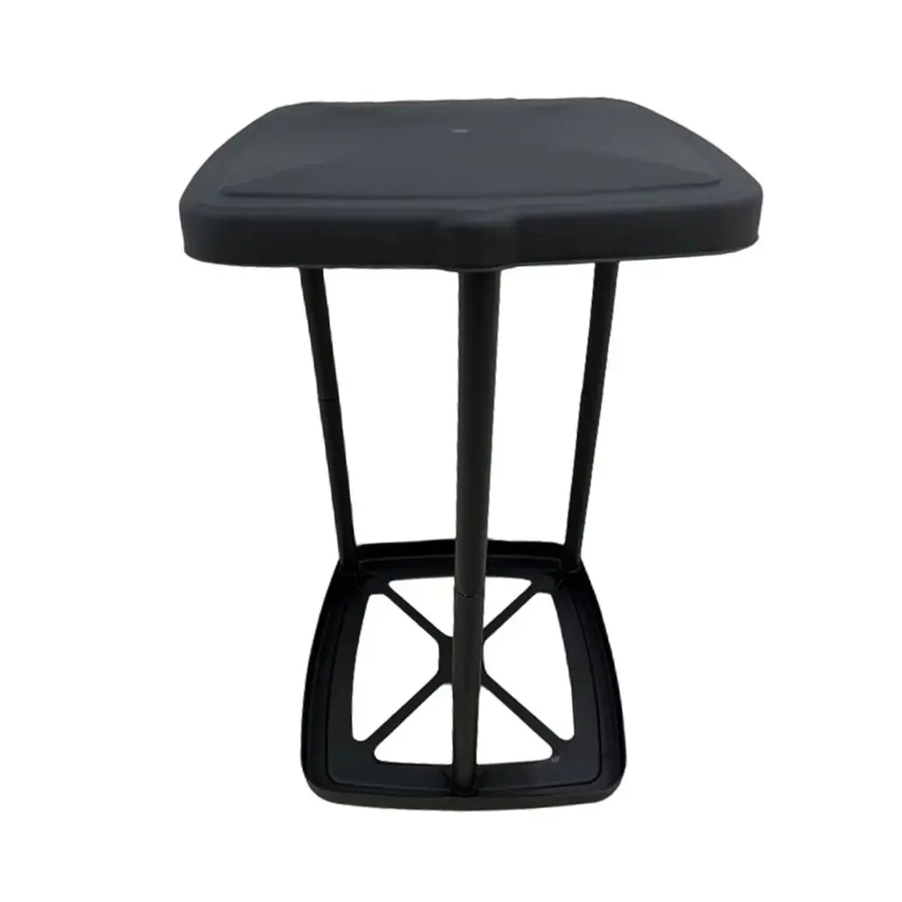 Soporte plegable para bolsa de basura, soporte de plástico portátil, soporte telescópico con tapa, bolsa de basura, estante auxiliar para acampar
