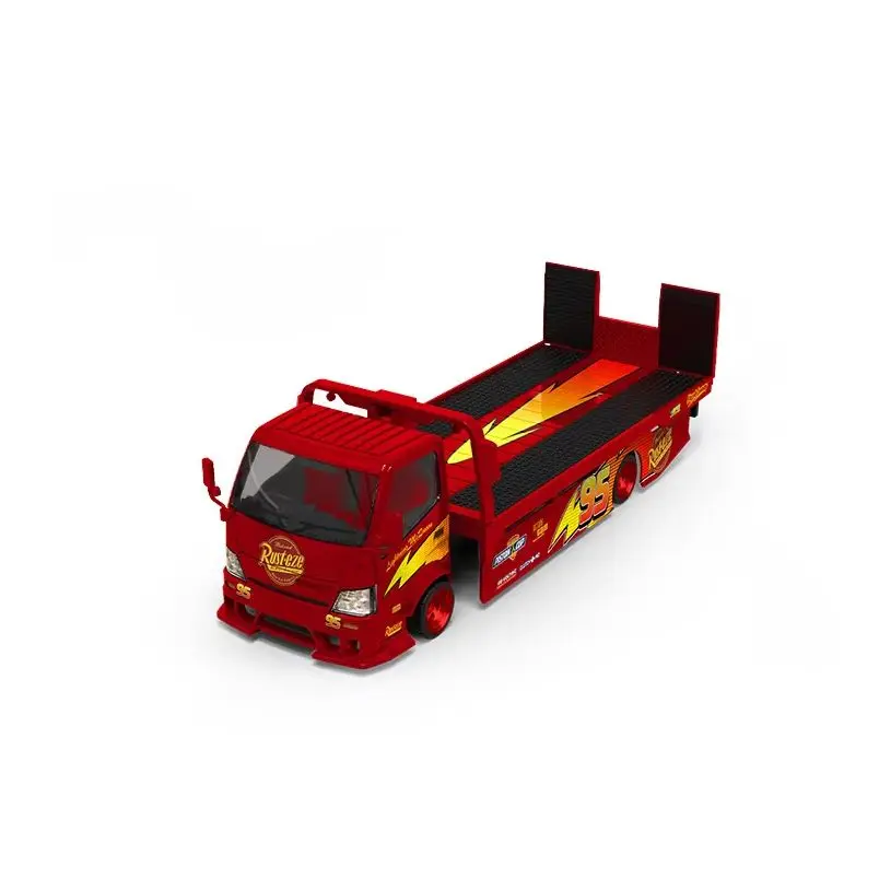 ModernArt+TimeMicro 1:64 H300 Spoon Falken flatbed Transport