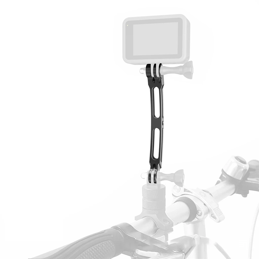 Aluminium legierung 3-fach gebogene Verlängerung sarm halterung Helms tange Selfie Stick für Gopro Held 11 10 9 8 7 für Dji Osmo Action Kamera – Detail 5