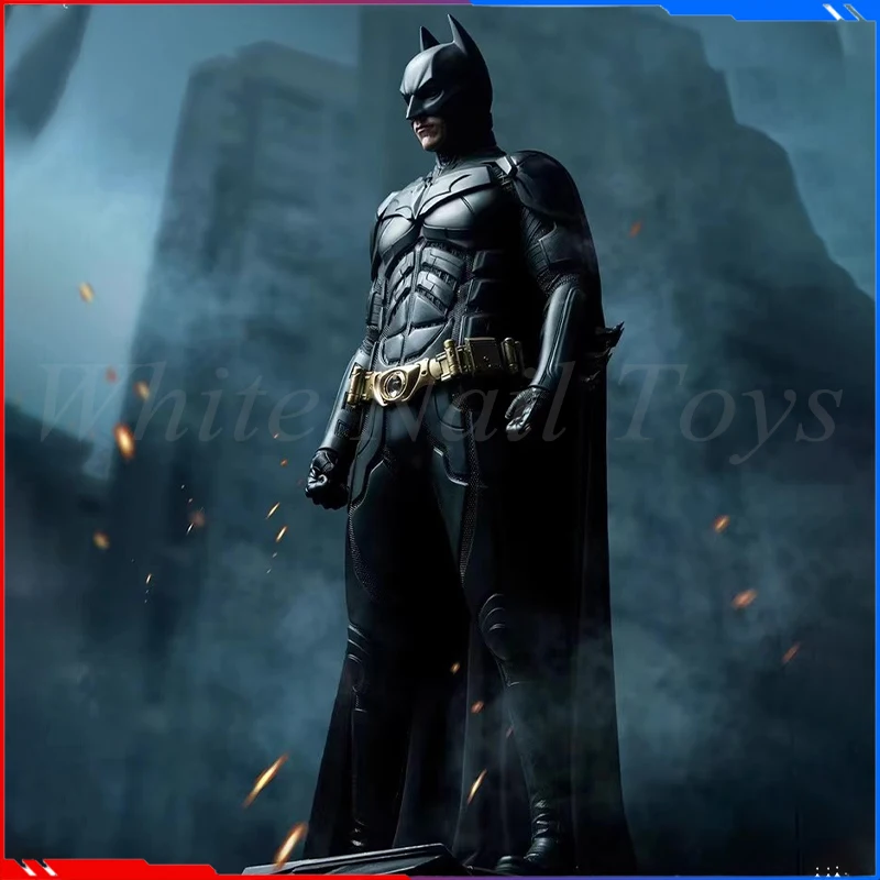 Queen Studios QS The Dark Knight Trilogy Anime Figure Bell Batman GK Statue 1/3 Full-body Figure Toys Birthday Gift