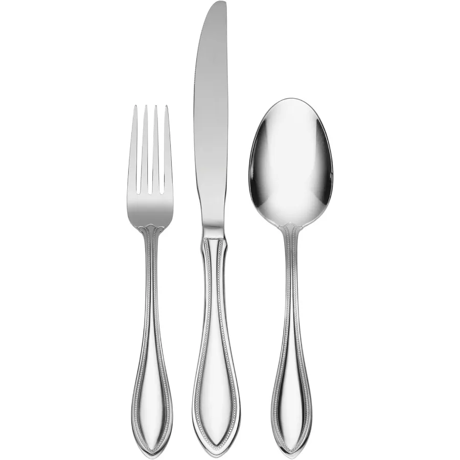 

Набор столовых приборов из нержавеющей стали, 12 предметов, 4 шт.