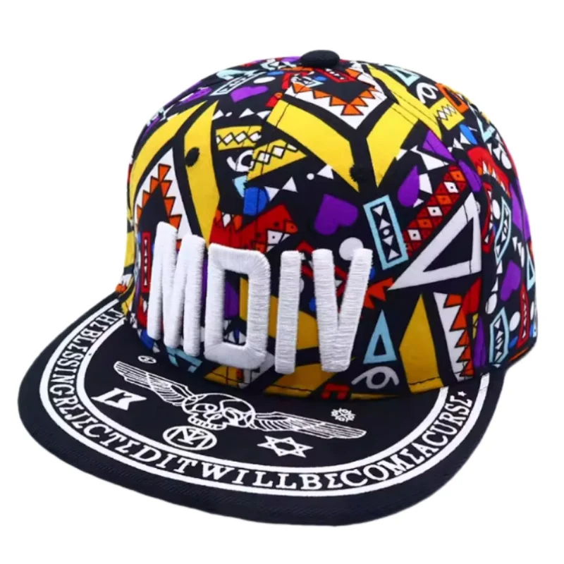 

Autumn Korean-style Men's Trendy Street Dance Handsome Flat Edge Baseball Hat Women's Spring Summer Wide Brimmed Hip Hop Hat