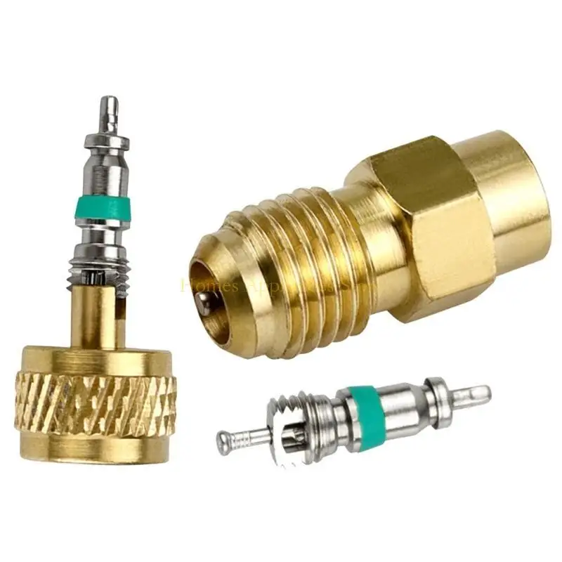 D0AB Condizionatore d Adattatore Adattatore Valvole refrigerazione Brass Connettore Adattatore