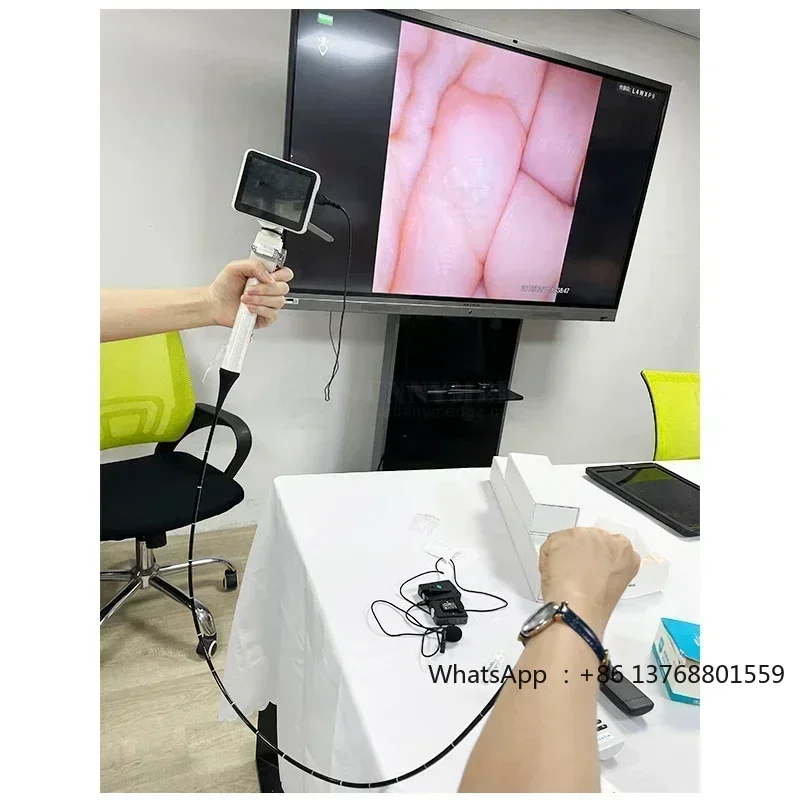 Potable Ent Flexible Endoscope Urology Video Laryngoscope Bronchoscope Outer Diameter 2.8mm Checking 1.2mm