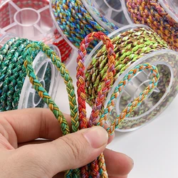 3.5meters 3mm Gold Line 100% Cotton Cord Rope Chinese Knot Macrame Cord Rope For Jewelry Making For Shamballa Bracelet V176