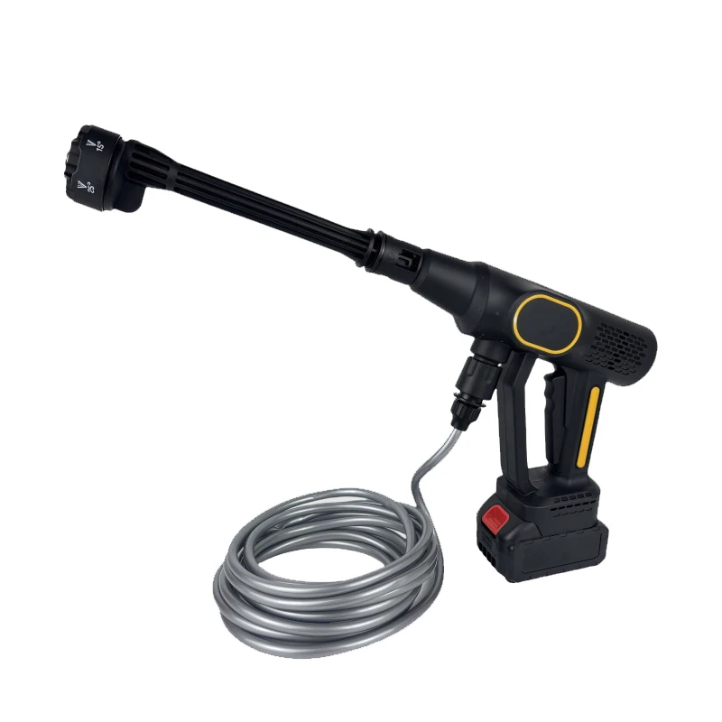 

Portable Professional & DIY 21V Lithium Battery Mini Car Washer 6 Nozzles High Pressure ABS Material Spray Gun