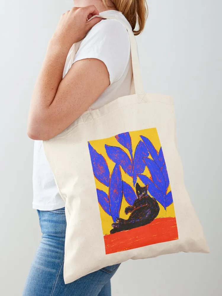 

colorful cat Tote Bag hand bag Canvas tote bags men Woman shopper bag