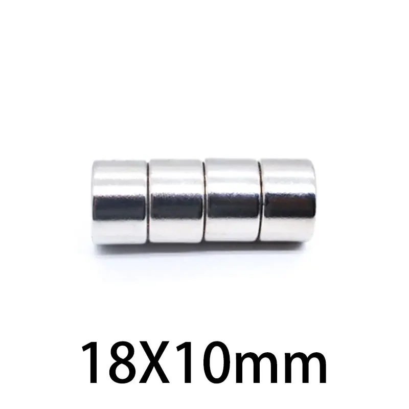 1/2/5/10/15/20PCS 18x10 Round Rare Earth Craft Reborn Fridge 18x10mm N35 Thick Disc Search Magnet 18*10 Neodymium Magnets Strong