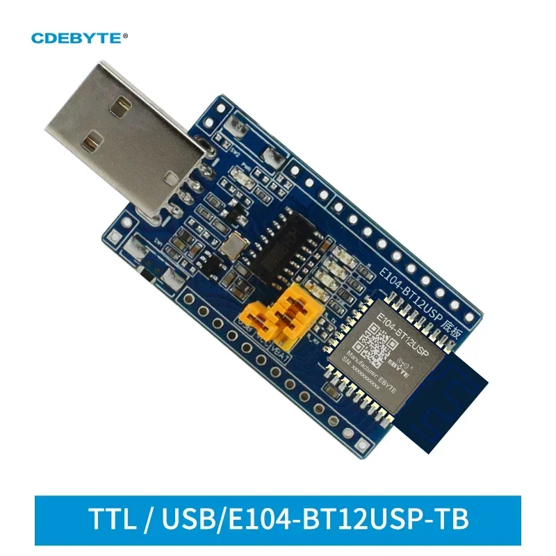 

Bluetooth Test Board Kit TLSR8253F512 TTL/USB SIG Mesh Networking Module CDEBYTE E104-BT12USP-TB Intelligent Tmall Genie Control