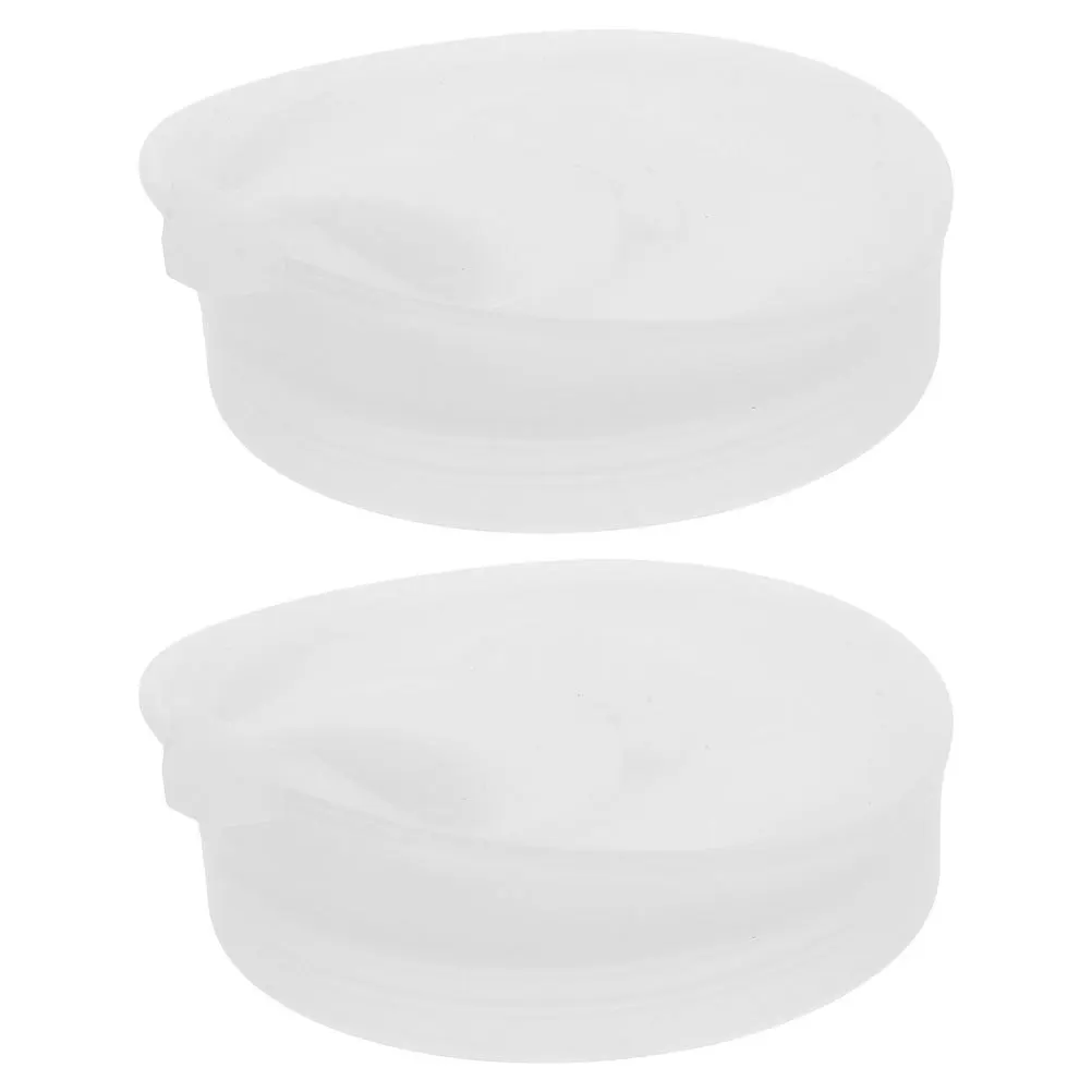 

2Pcs Plastic Water Jug Replacement Lid Leakproof Splashproof Bottle Covers for 1.6L 1L Juice Bottles Carafe Pitcher Lid