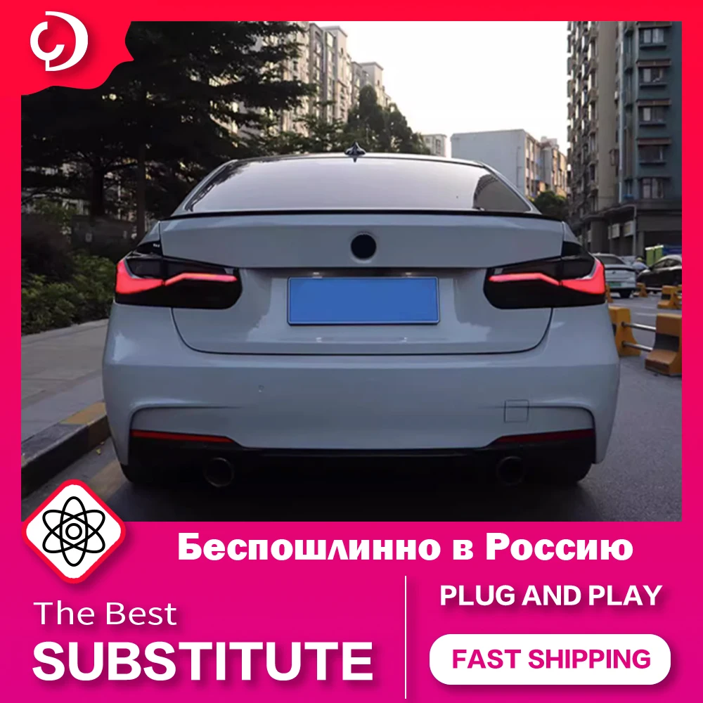 AKD Car Styling Taillights for BMW F30 F35 2013-2019 Upgrade 8 series style DRL Rear Reverse Brake Light Accessories