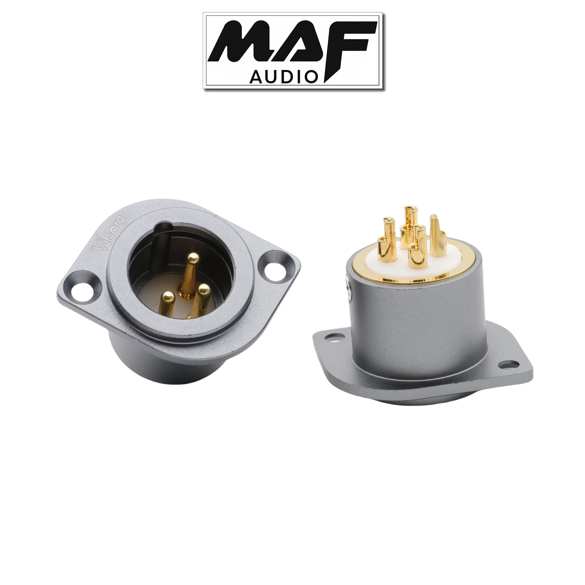 

1pc Viborg 3pin Female Male Cannon Jack XLR Socket Gold Plated Copper Connector Micphone Headphone Amplifier DIY Project