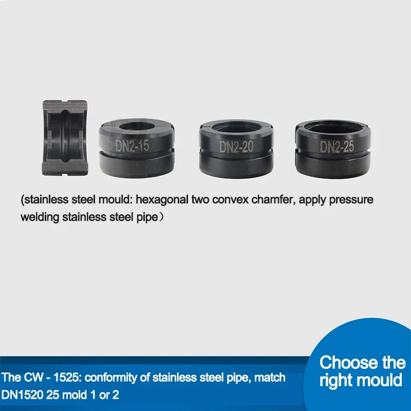 CW-1525 alicate de pressão hidráulica portátil integral braçadeira de tubulação de aço inoxidável ferramentas manuais encanamento crimper openable ligação clipe