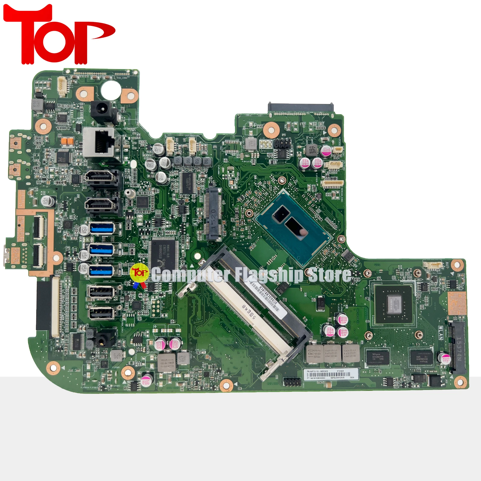 ET2323 Laptop Motherboard For ASUS ET2323I  ET2323INT ET2323IN ET2323IUT I3 I5-5200U I7-5500U GT840 Mainboard 100% Working Testd