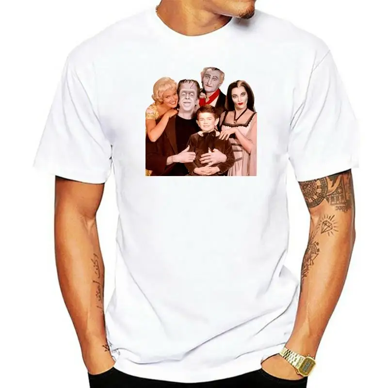 The Munsters Family Colour T Shirt Print 100% Cotton Tee Shirt