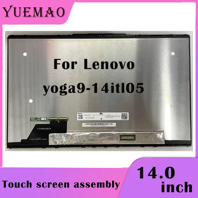 

For Lenovo Ideapad Yoga 9 14ITL5 14'' Touch LCD Display Screen Assembly Digitizer 5D10S39665 5D10S39666 5D10S39667 5D10S39668