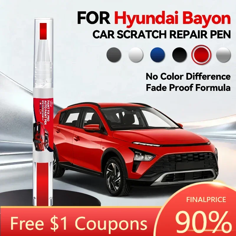 

2026 Инструменты и аксессуары для авто: Ручка-корректор для ремонта краски Hyundai Bayon, средство для удаления царапин, DIY автоаксессуары (черный, белый, синий, серый)