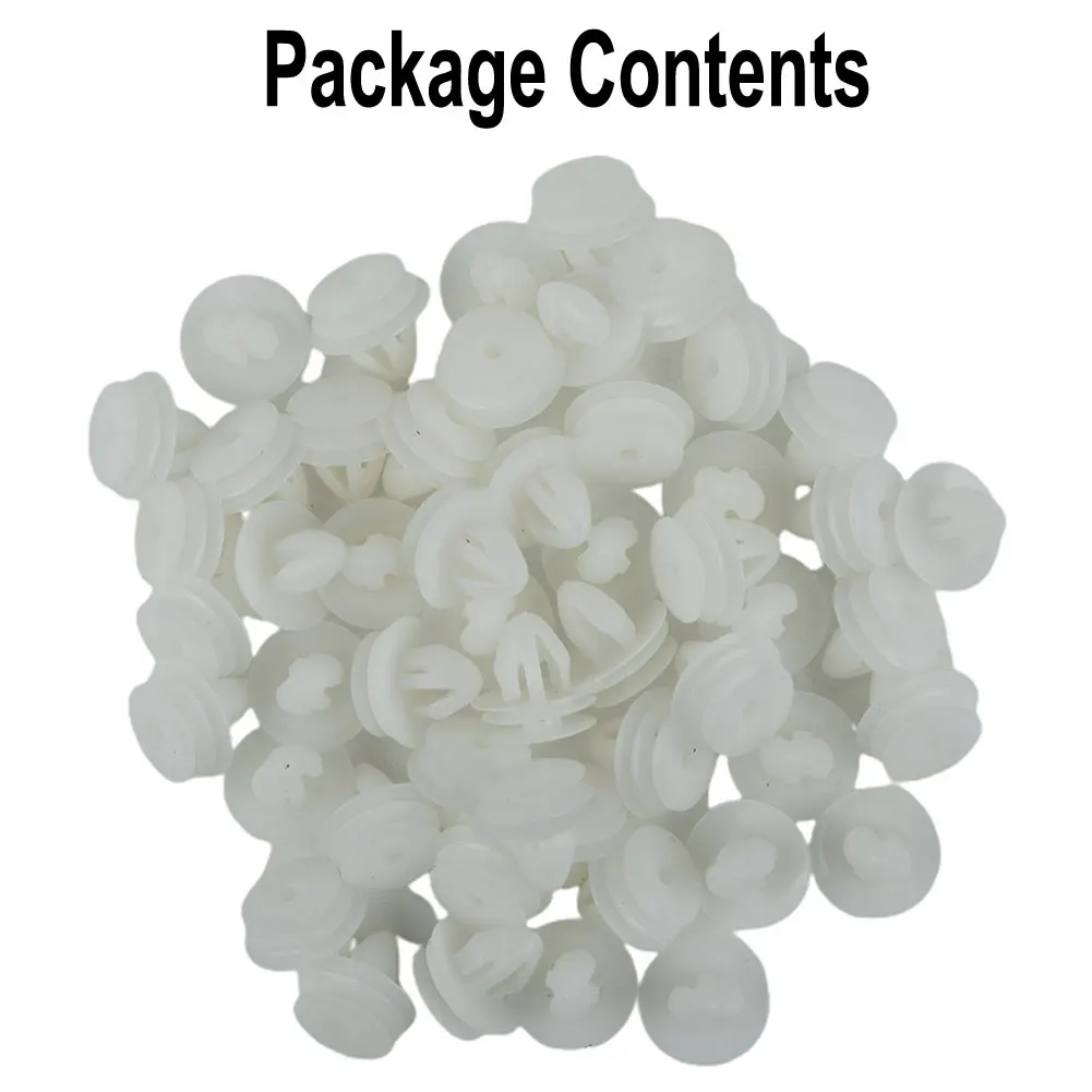 Nylon 50Pcs Car Clips Fasteners for Hyundai Elantra For Sonata for tucson Santa Fe Suitable for Door Trim Panel Attachment