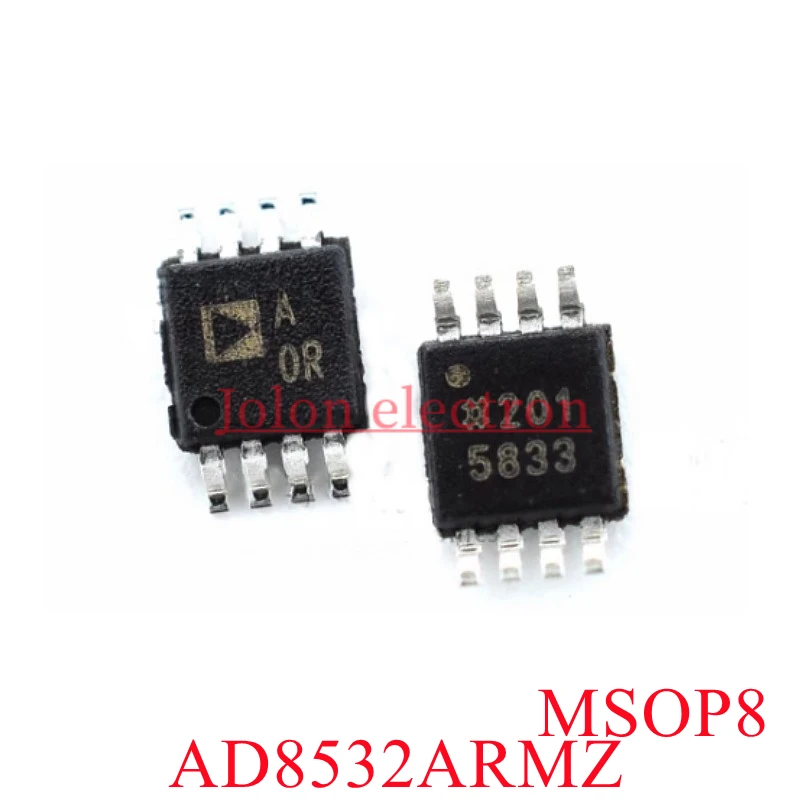 【1pcs】100% New  AD8532ARMZ 8532ARMZ MSOP8 Chip