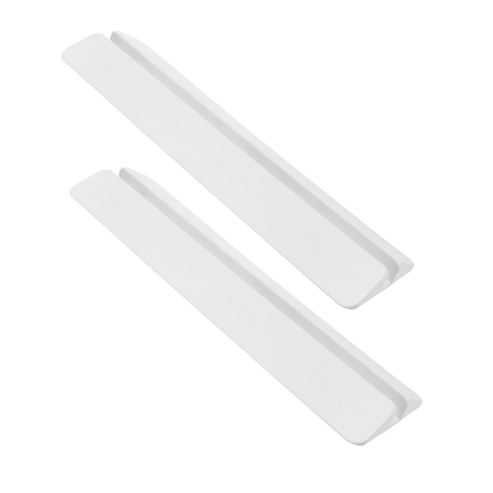

2pcs Baby Gate Floor Gap Bridge Anti Kick Pedal Doorway Height Ramp White Safety Fixator For Pets Kids Guardrail Holder Wall