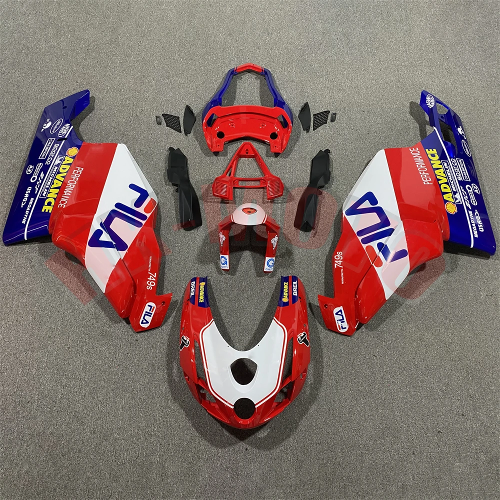 Motorcycle Fairing Kit Fit For 749 749S 999 999S 2003 2004 Double seat Bodywork Set High Quality Abs Injection Red White Blue